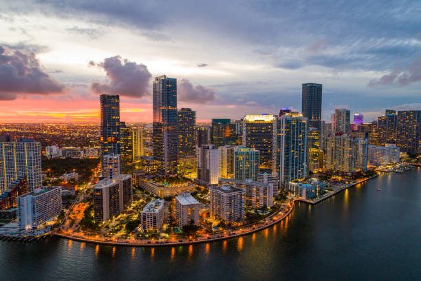 Miami financial district skyline, home of ANDBANC ADVISORY LLC